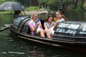 Chinese Boat rides on East Lake